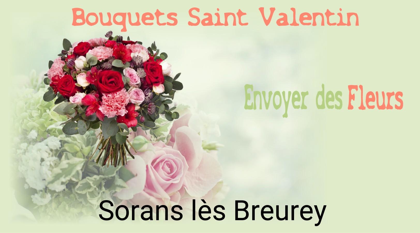 Roses de Saint-Valentin livrées à Sorans-lès-Breurey